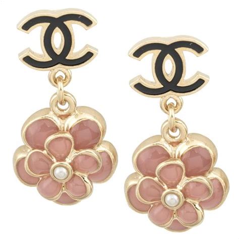 camellia flower ring chanel|Chanel camellia pearl earrings.